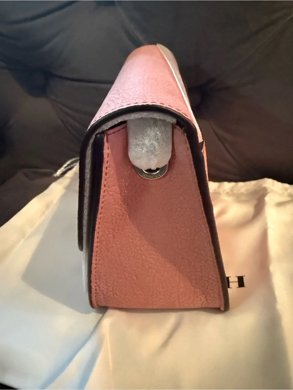 NWT COACH Bowery Crossbody in Glitter Rose/Silver 12092 $275